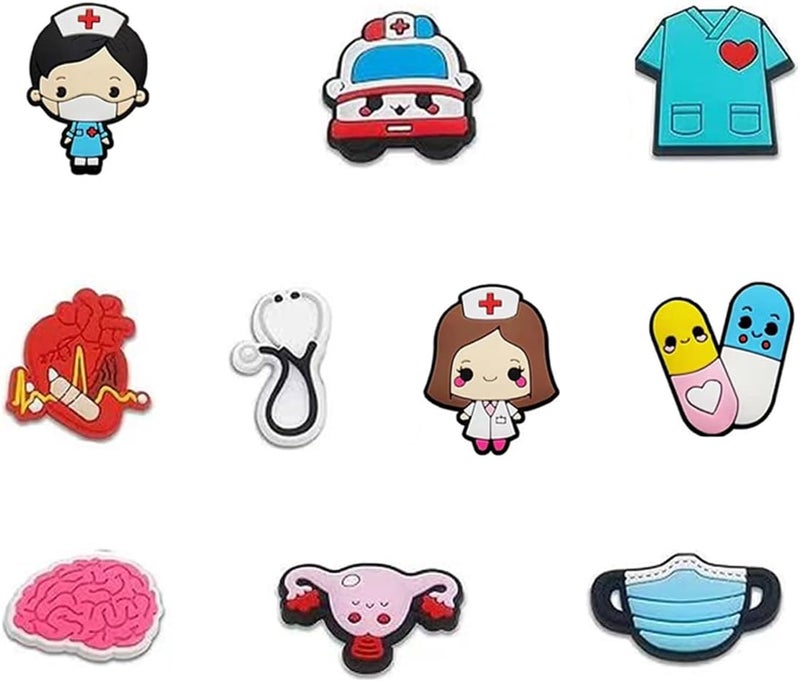 BOWNDY Animals Shoe Charms for Clog Shoes,Random Bulk Cute Girly Decoration Pin Charms for Men Women - Image 4